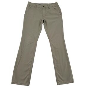 Drifter Free World Tan Slim Straight Dress Pants Business Casual Y2K Men Sz 32